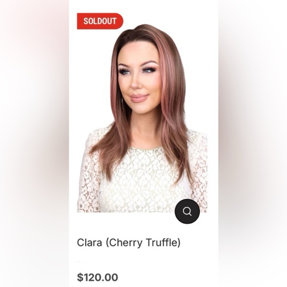 Chelsey Smith wig - Clara Cherry Truffle
